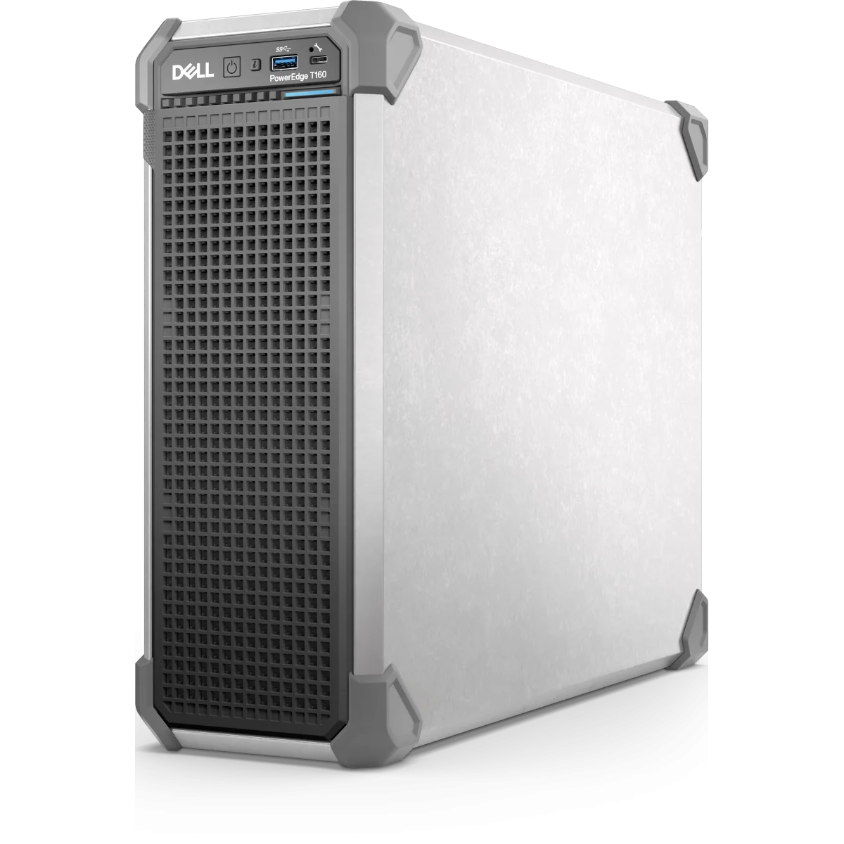 خادم برجي Dell PowerEdge T160 بمعالج Xeon 6 6315P وذاكرة 16GB DDR5 وقرص 2TB HDD وإدارة iDRAC9 Enterprise ومزود 300W Bronze