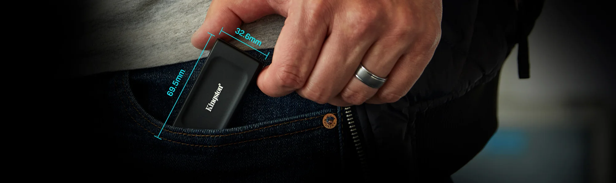 وحدة تخزين SSD خارجية Kingston XS1000 بسعة 1TB ومنفذ USB-C - Thumbnail 10