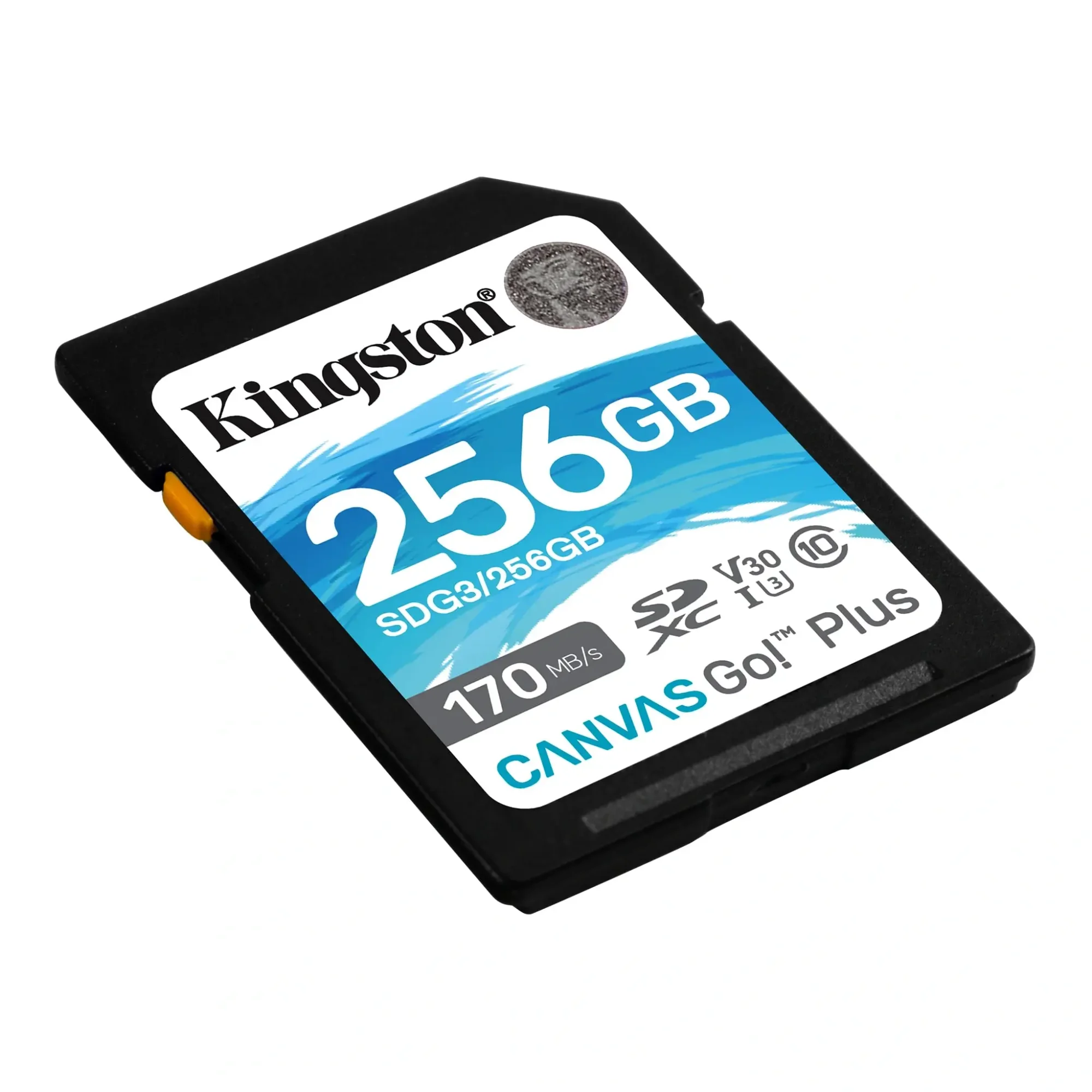 بطاقة ذاكرة SD Kingston Canvas Go! Plus 256GB بسرعة 170MB/s SDG3 - Thumbnail 2