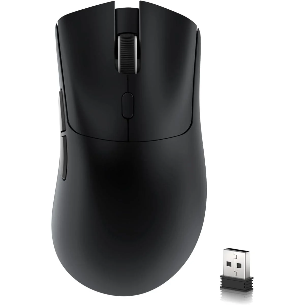 ماوس ألعاب لاسلكي ATTACK SHARK R1 ثلاثي الاتصال 18K DPI بوزن 55 جم أسود