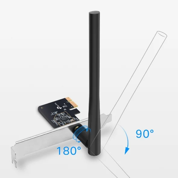 كرت واي فاي TP-LINK Archer T2E AC600 ثنائي النطاق PCI Express - Thumbnail 9
