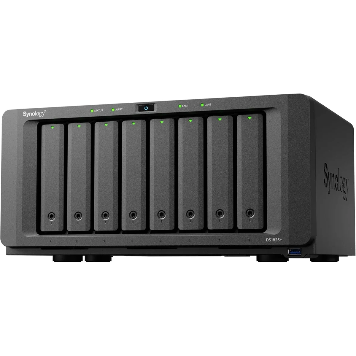 Synology DiskStation DS1825+ 8-Bay Diskless NAS with AMD Ryzen V1500B 4-Core CPU and 8GB DDR4 ECC RAM - Thumbnail 3