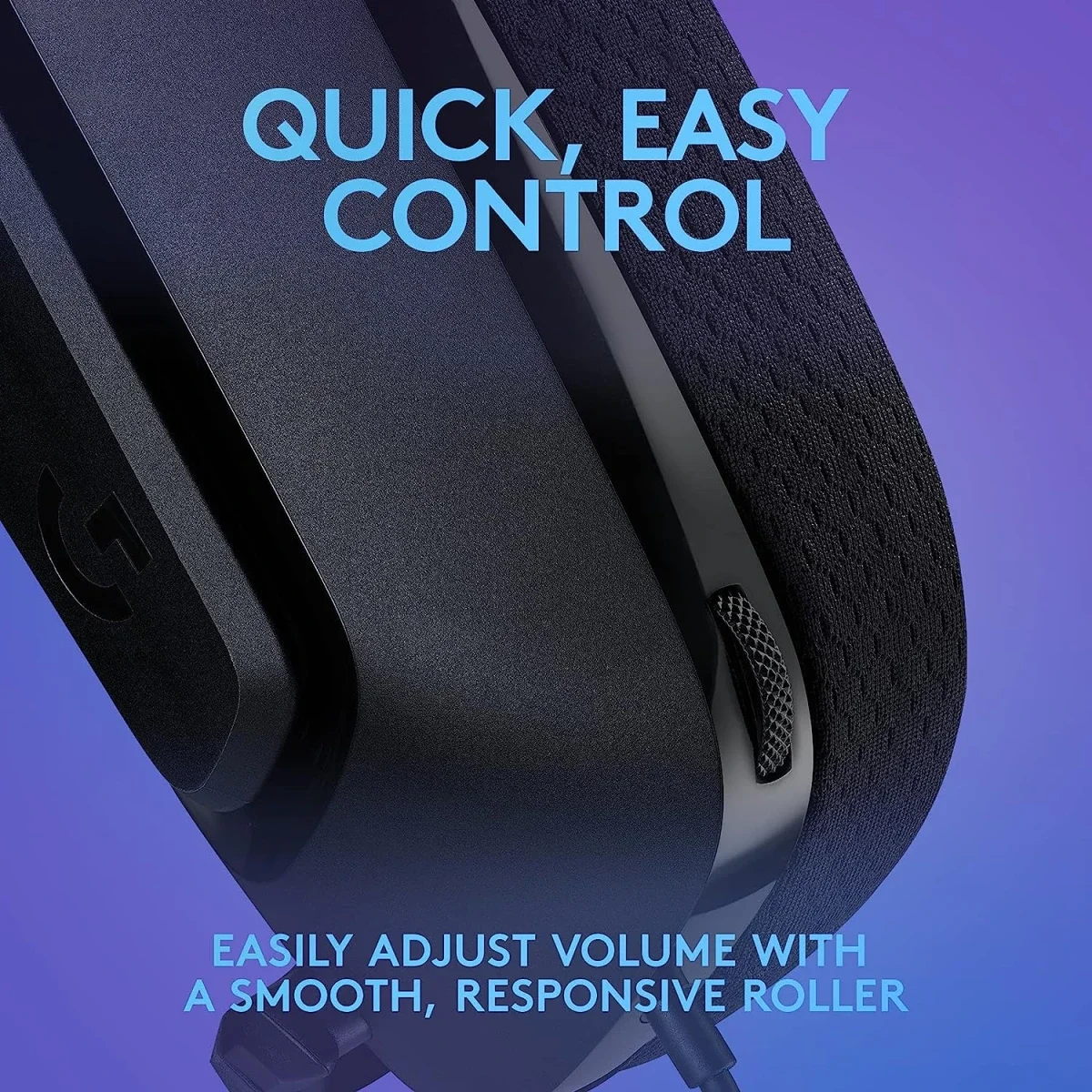 سماعة ألعاب Logitech G335 سلكية بمحركات 40 مم - Thumbnail 4