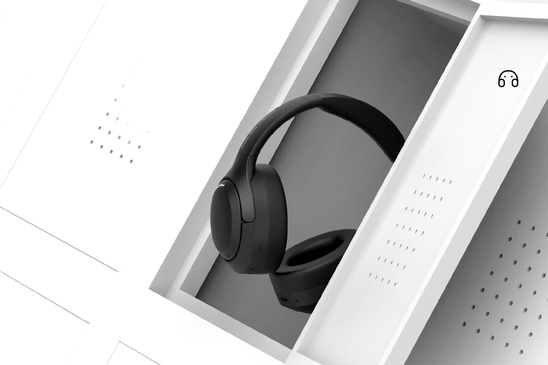 HONOR CHOICE ANC Headphone Pro ROS-ME00 – Up to 80 Hours – White - Thumbnail 10