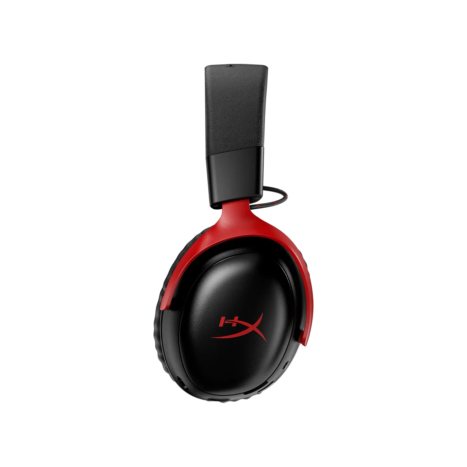 HyperX Cloud III S Wireless and Bluetooth Gaming Headset 120-Hour Battery DTS Spatial Audio Black Red - Thumbnail 3