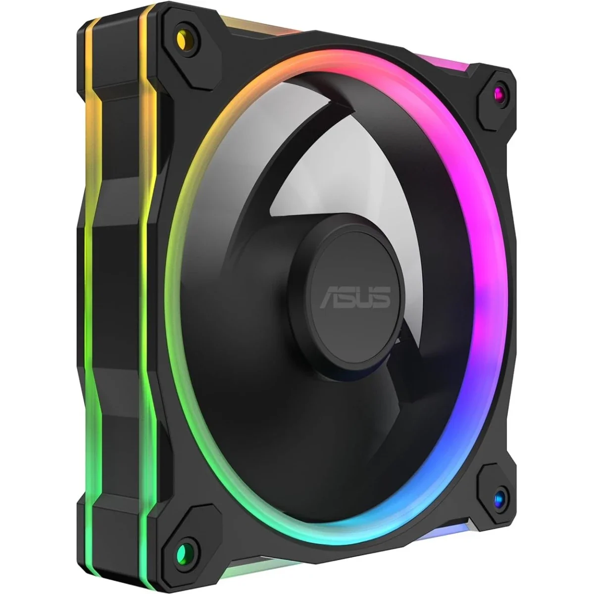 مروحة كيس Asus Prime MR120 ARGB بسرعة 1600 RPM لون أسود - Image 1