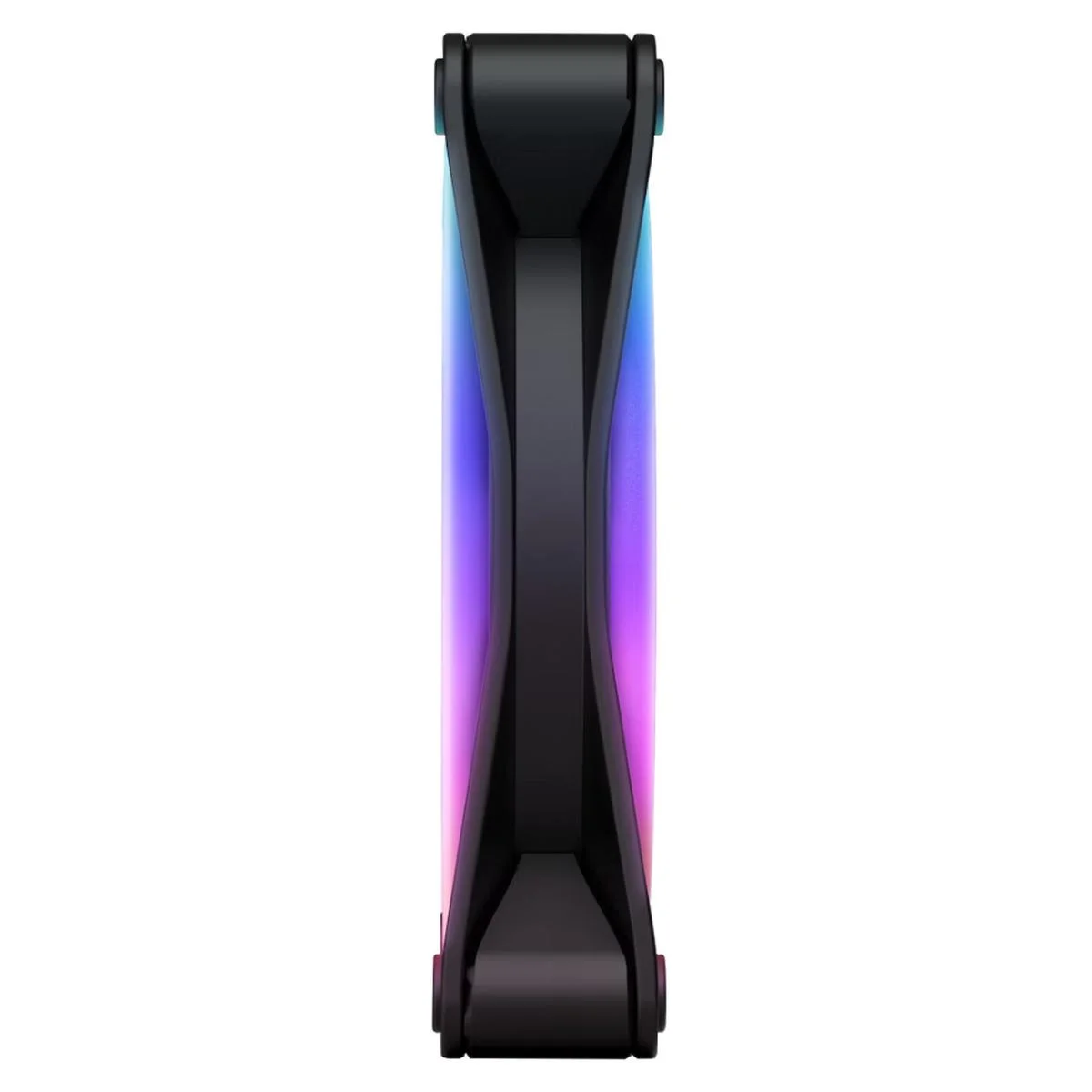 طقم مراوح كيس NZXT RGB Duo 120 مم PWM ثلاثي مع وحدة تحكم - أسود F120 - Image 2