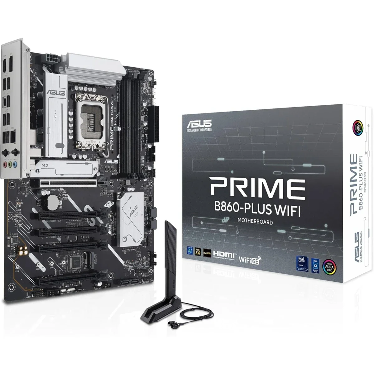 Asus Prime B860-Plus WiFi 6E ATX Motherboard with Intel B860, DDR5, 2x M.2 - Image 1