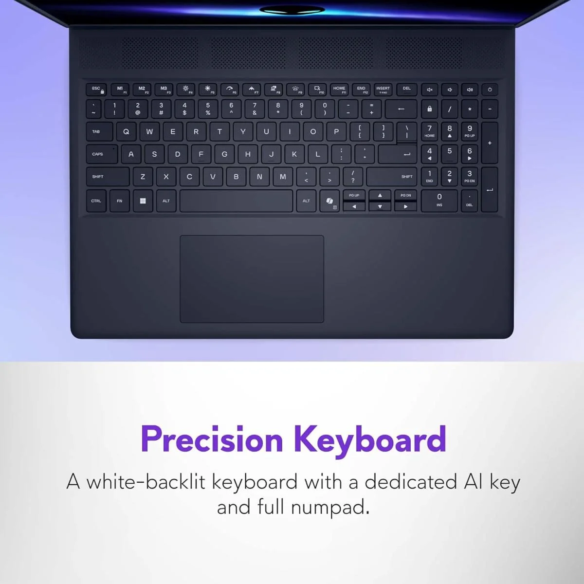 لابتوب ألعاب Dell Alienware 16 Aurora، شاشة 16 إنش QHD+ IPS بتردد 120 هرتز، Core 5 210H، RTX 3050، رام 16GB، SSD 512GB - Image 2