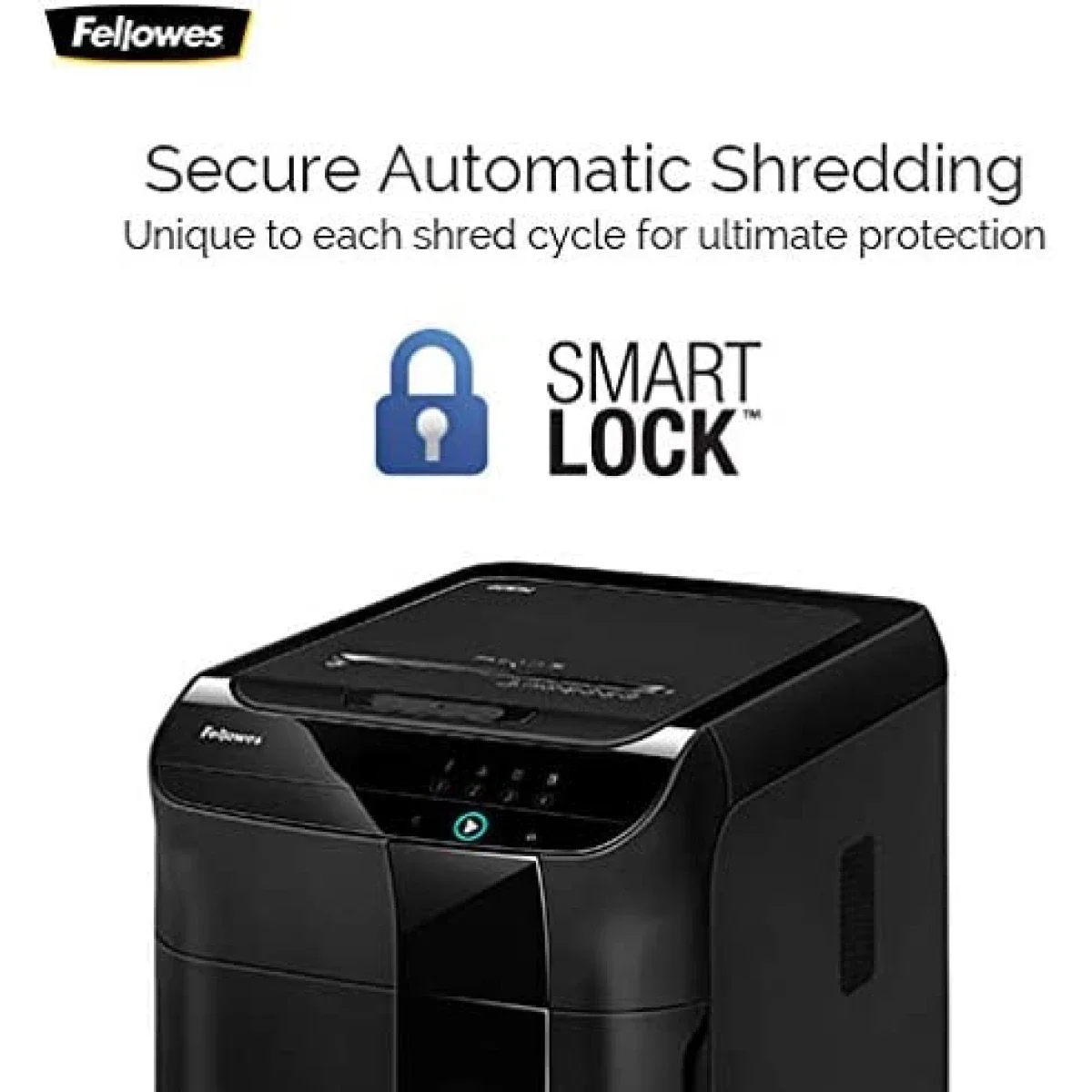 Fellowes AutoMax 600M 600-Sheet Auto Feed Micro-Cut Paper Shredder for 10+ Users - Image 3