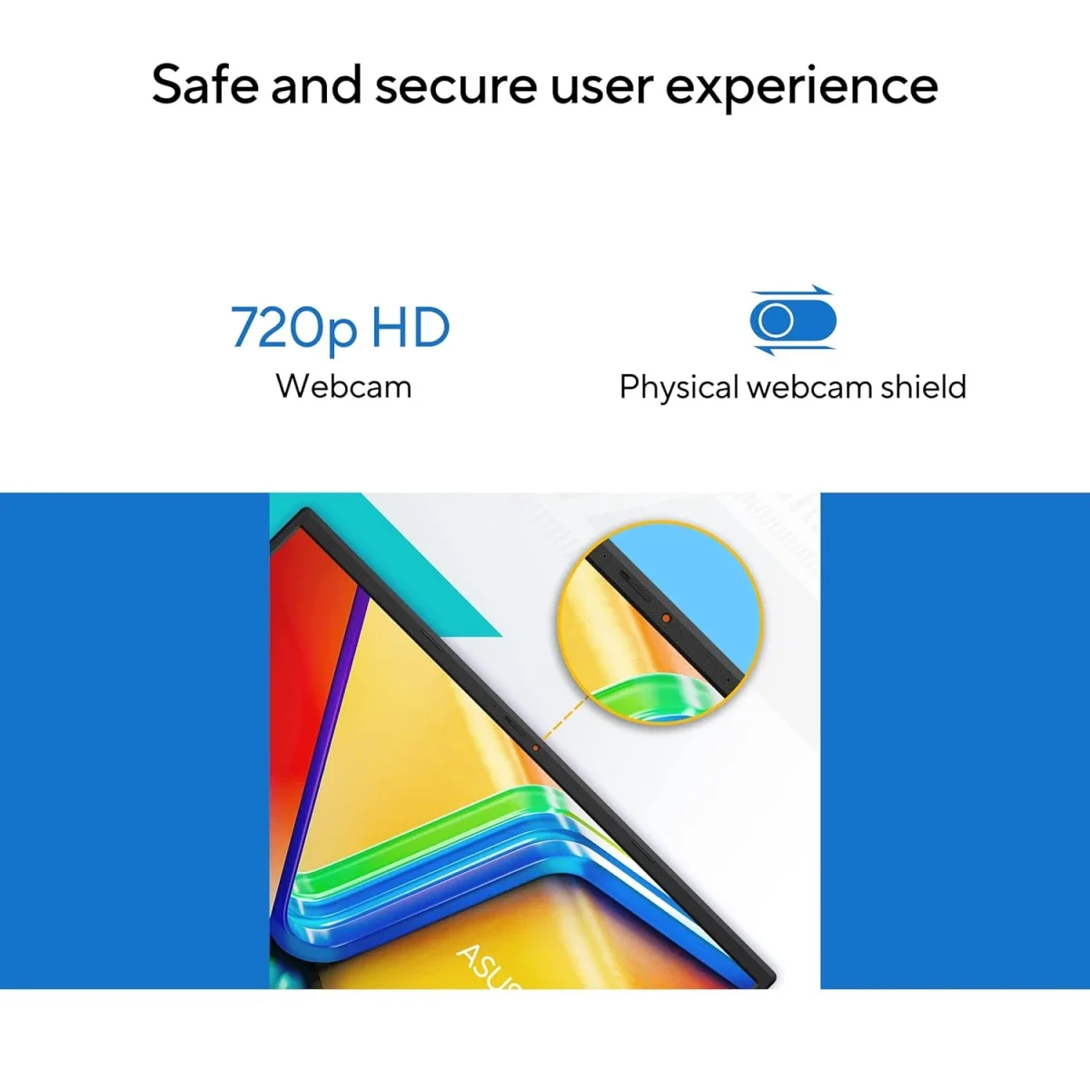 لابتوب Asus Vivobook 15 X1504VA مقاس 15.6 إنش FHD بمعالج Intel Core i3-1315U وذاكرة 8GB وتخزين 512GB SSD لون Quiet Blue - Image 6