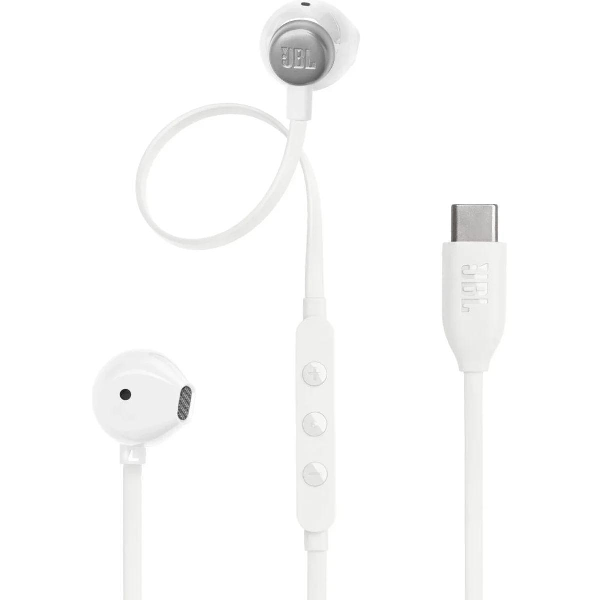 سماعات أذن JBL Tune 305C USB-C سلكية عالية الدقة، مشغل 12.5 مم، أبيض - Thumbnail 6