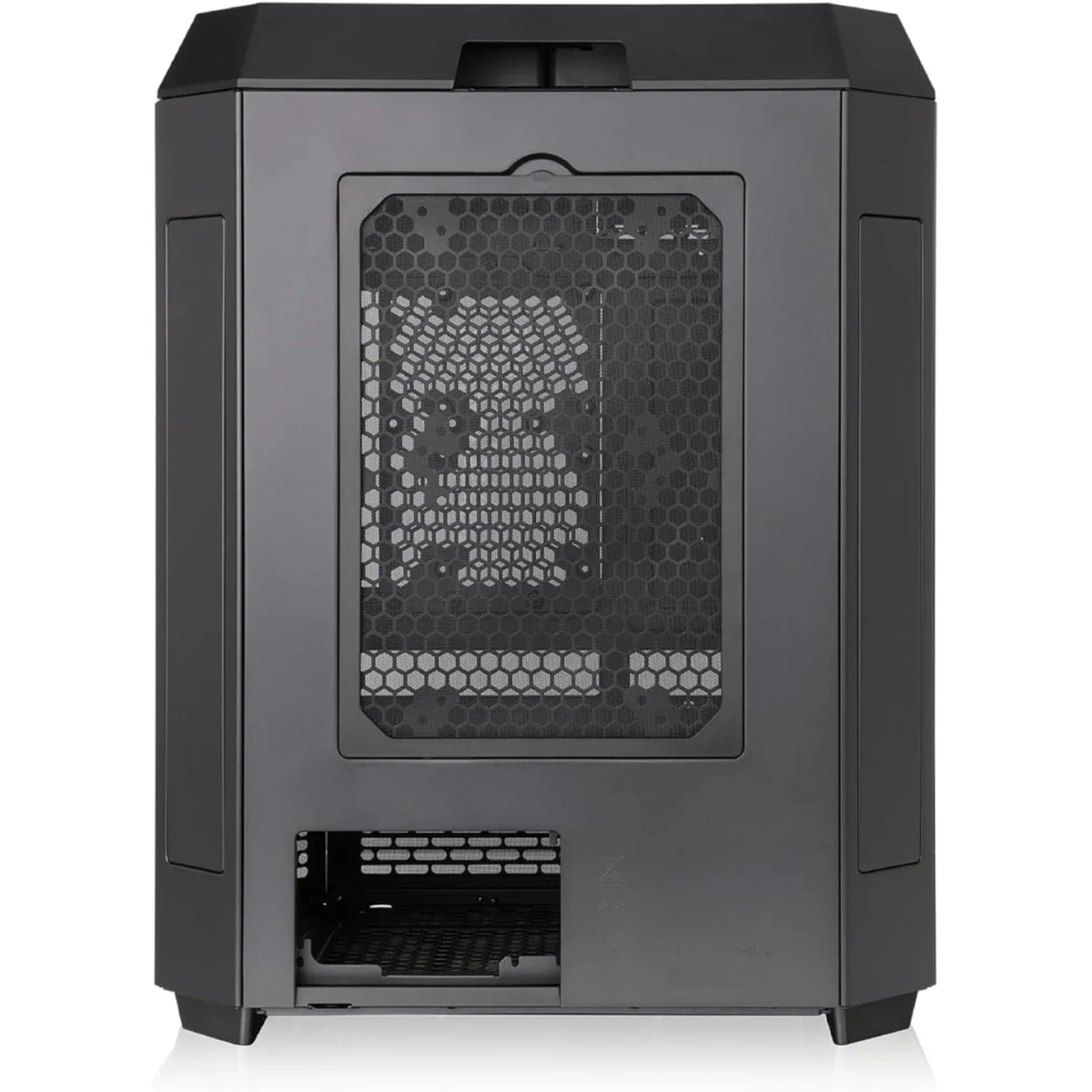 Thermaltake The Tower 600 Mid-Tower PC Case with 3 Tempered Glass Panels and Hidden-Connector Motherboard Support - Black - Thumbnail 4