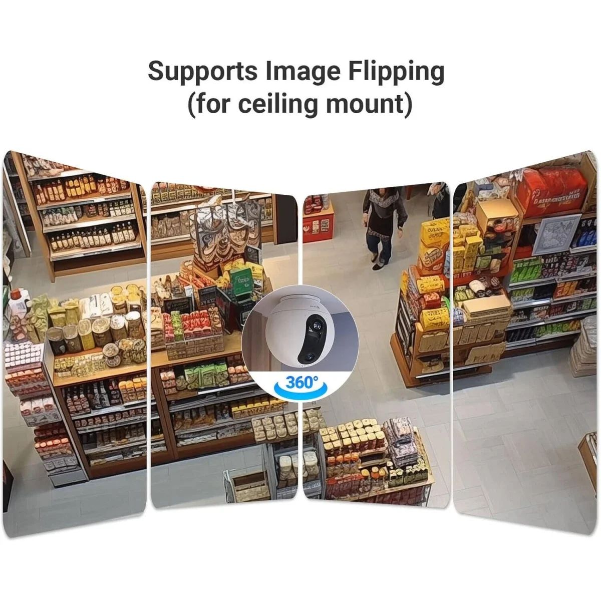 Ezviz C60p Dual Mix Smart Home Wi-Fi Camera 2K Dual-Lens 360° White - Image 9