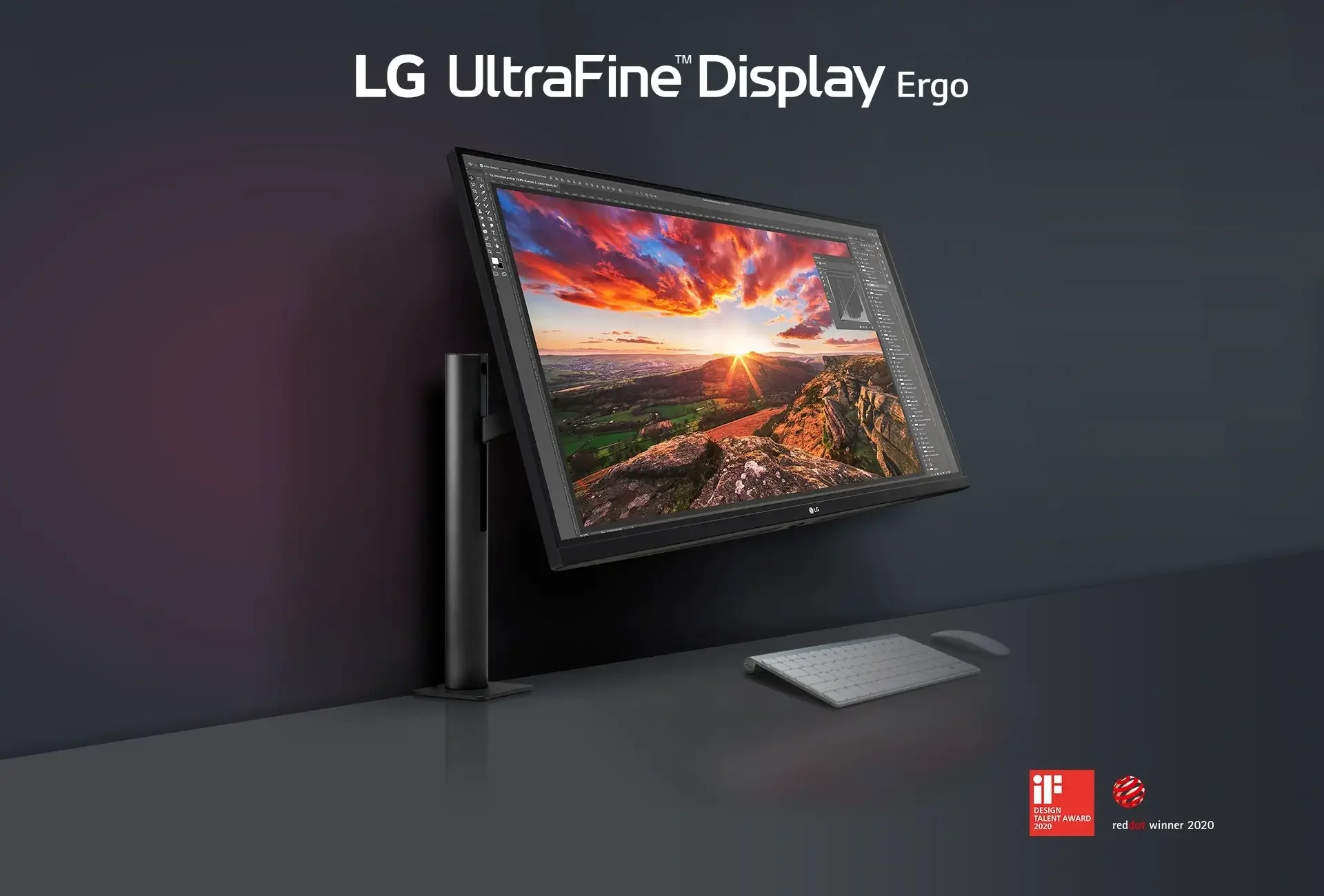 LG 32UN880K-B UltraFine Business Monitor 31.5-inch 4K UHD IPS 60Hz 5ms HDR10