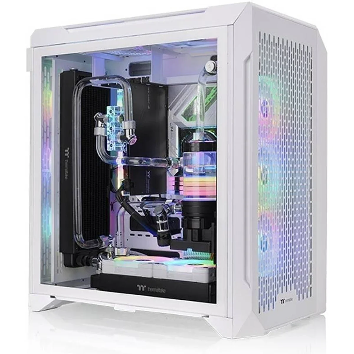 هيكل كمبيوتر Thermaltake CTE C700 Air Snow ميد تاور ATX باللون ابيض