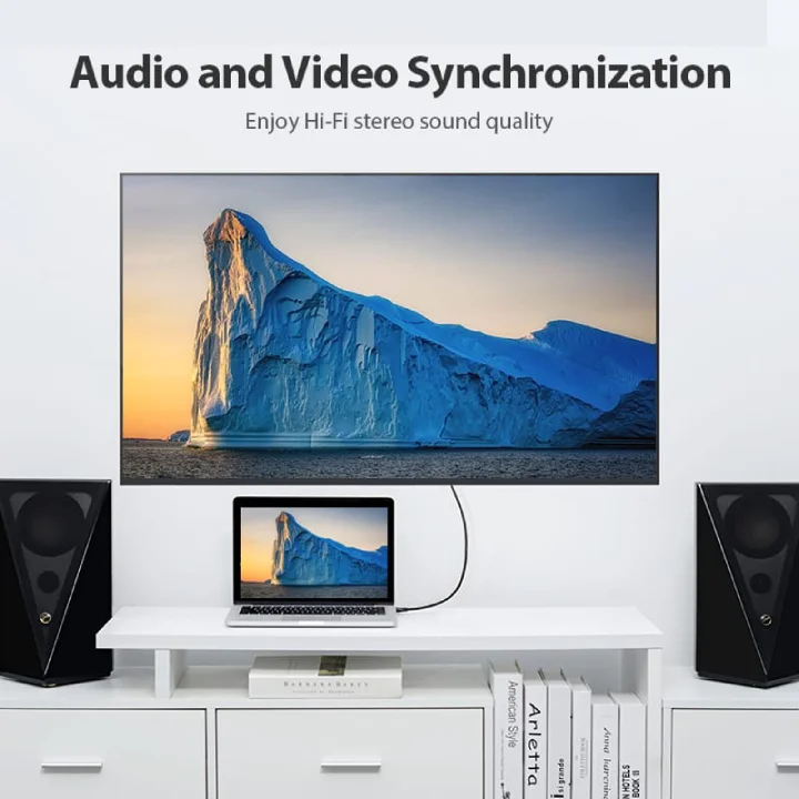كيبل HDMI Vention AAIBF بطول 1 متر، 4K@60Hz – أسود - Image 4