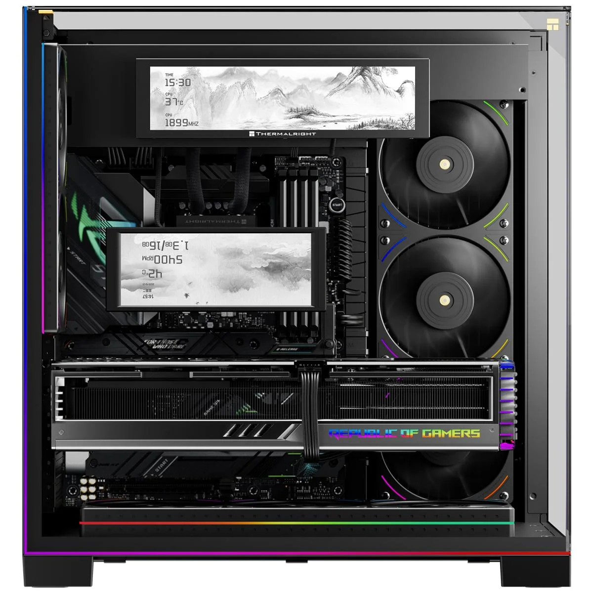 Thermalright Trofeo Vision 9.16-Inch IPS LCD Display, 1920 x 480, USB Type-C, Black - Thumbnail 3