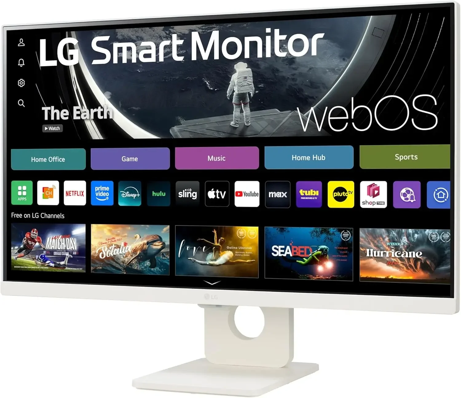 LG 25SR50F-W Smart Monitor 25-inch Full HD IPS with webOS - Image 3