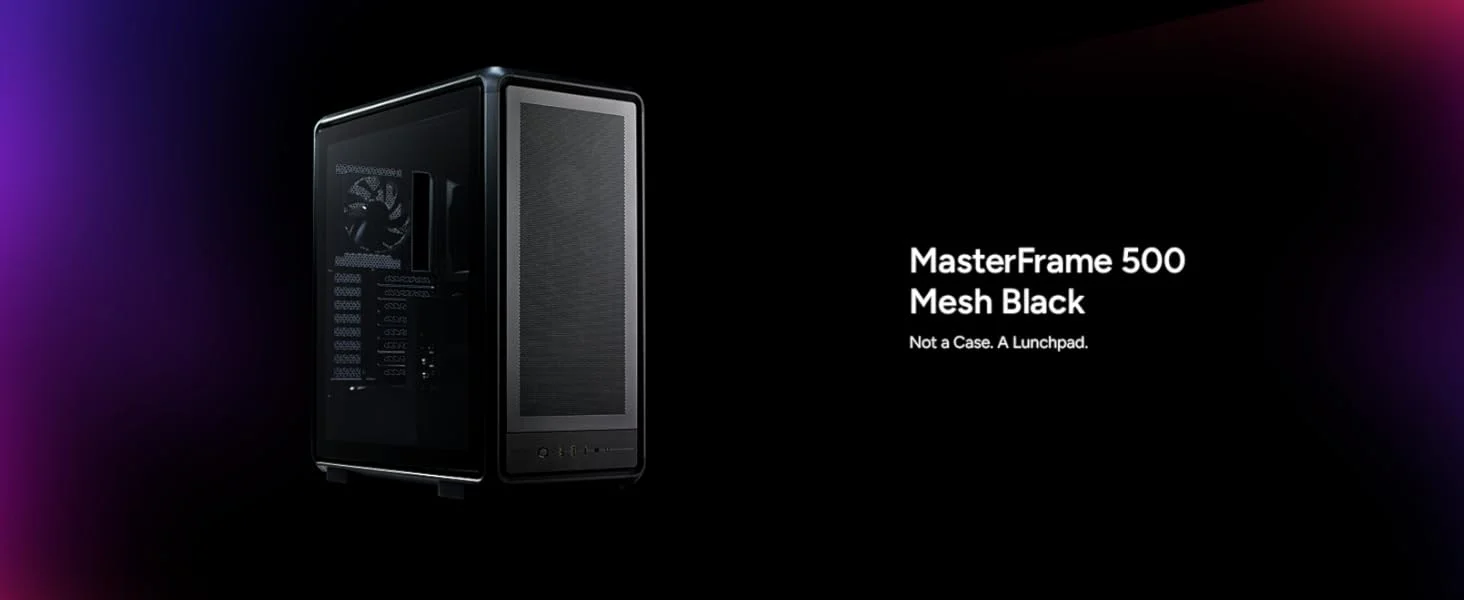 Cooler Master MasterFrame 500 Mesh ATX Mid-Tower PC Case Black - Thumbnail 22