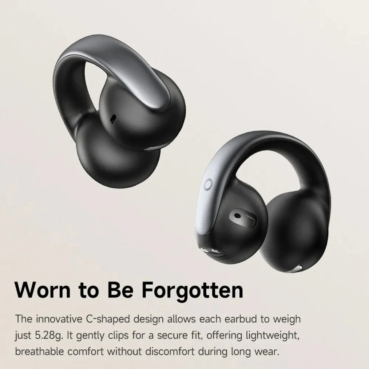 Mcdodo HP-8160 Air O3 Open-Ear Clip-On Earbuds Bluetooth 5.4 Black - Thumbnail 2