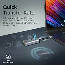 موزع USB-C إلى إيثرنت جيجابت مع 3 منافذ USB 3.0 من Promate GigaHub-C - Image 12