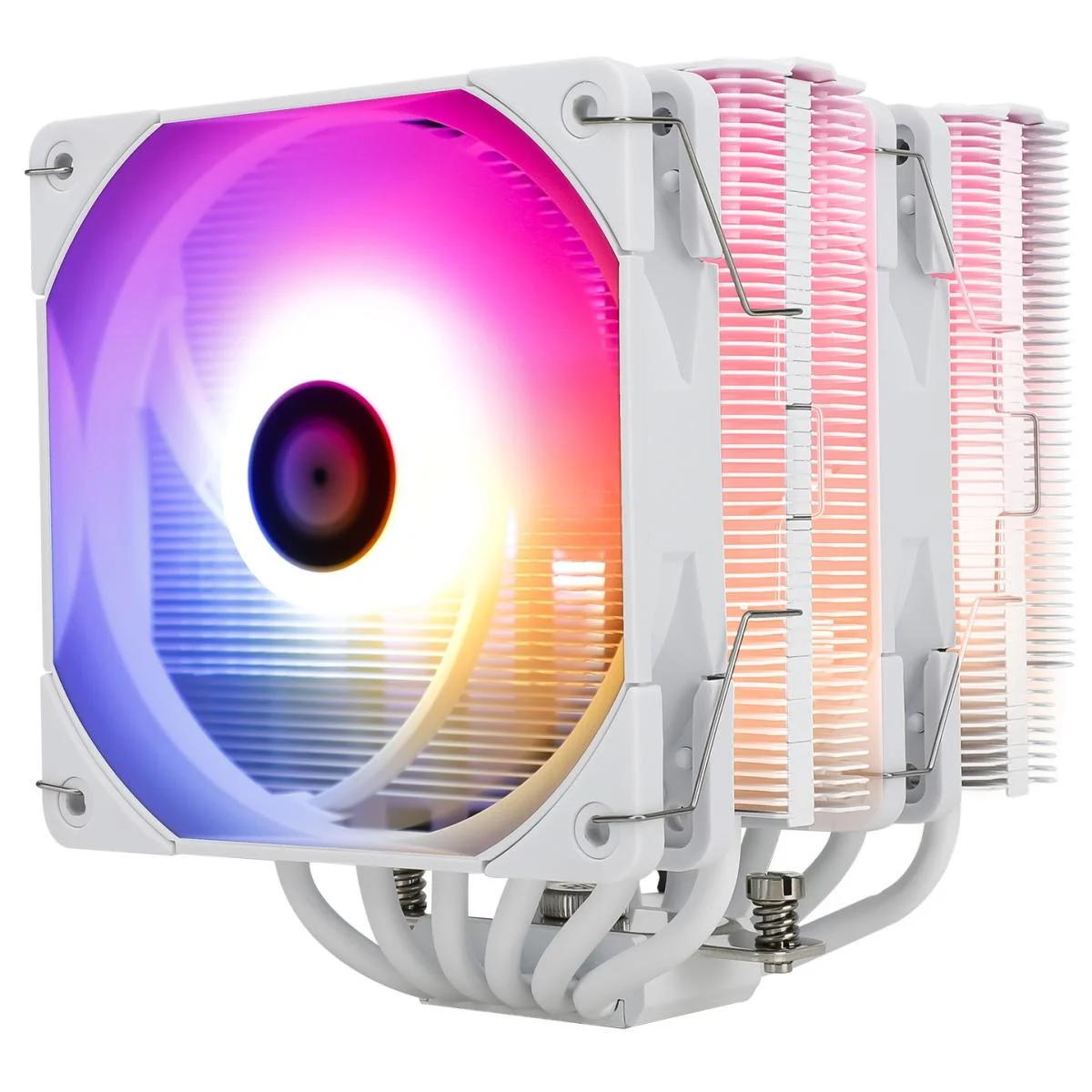 مبرد هوائي للمعالج Thermalright Peerless Assassin 120 White ARGB ثنائي البرج
