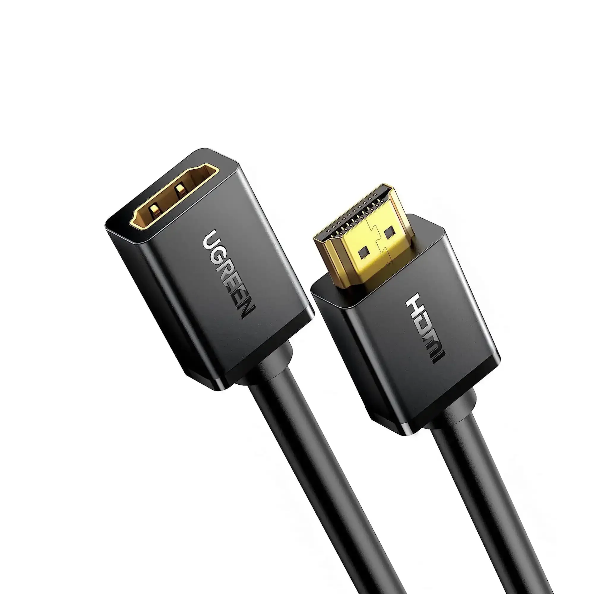 سلك تمديد HDMI 2.0 ذكر إلى أنثى Ugreen 10141 بدقة 4K 60Hz بطول 1 متر - Image 1
