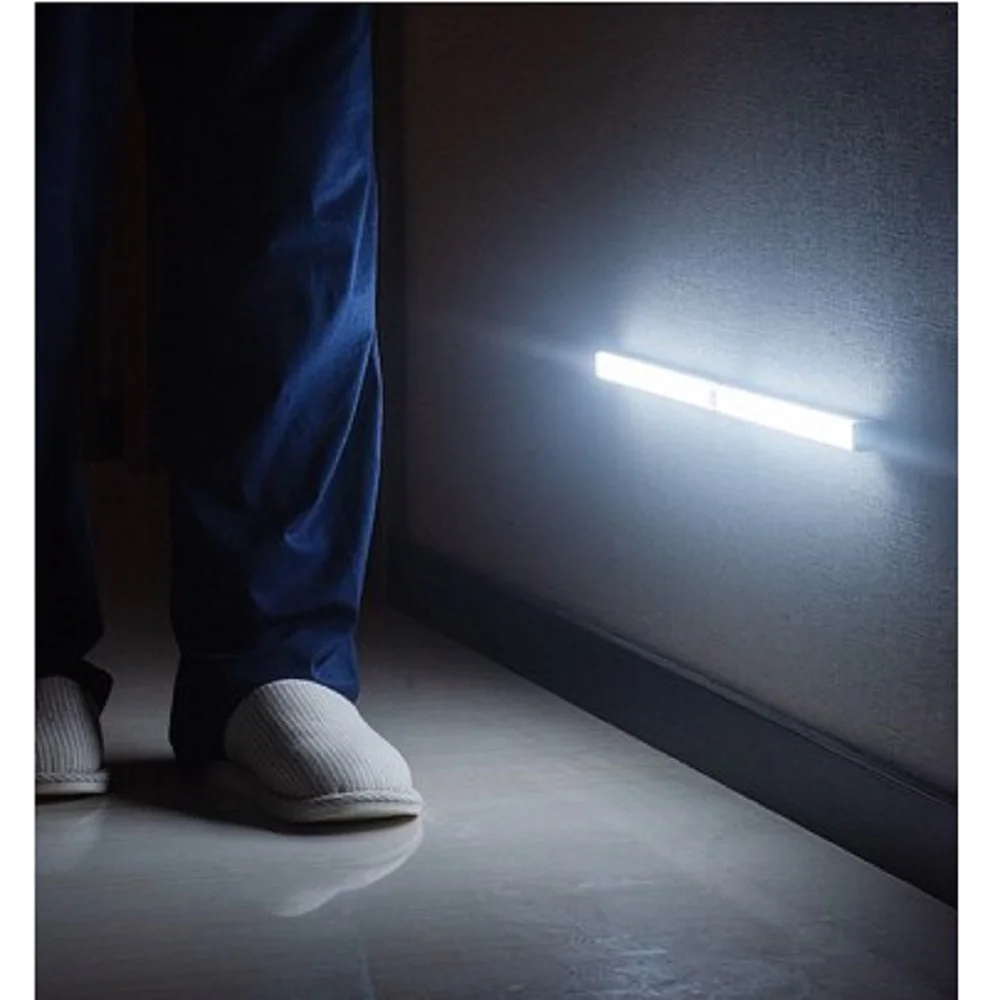 إضاءة Plutus-Quinn LEDsense بحساس حركة وشحن USB، 52 سم، ضوء أبيض