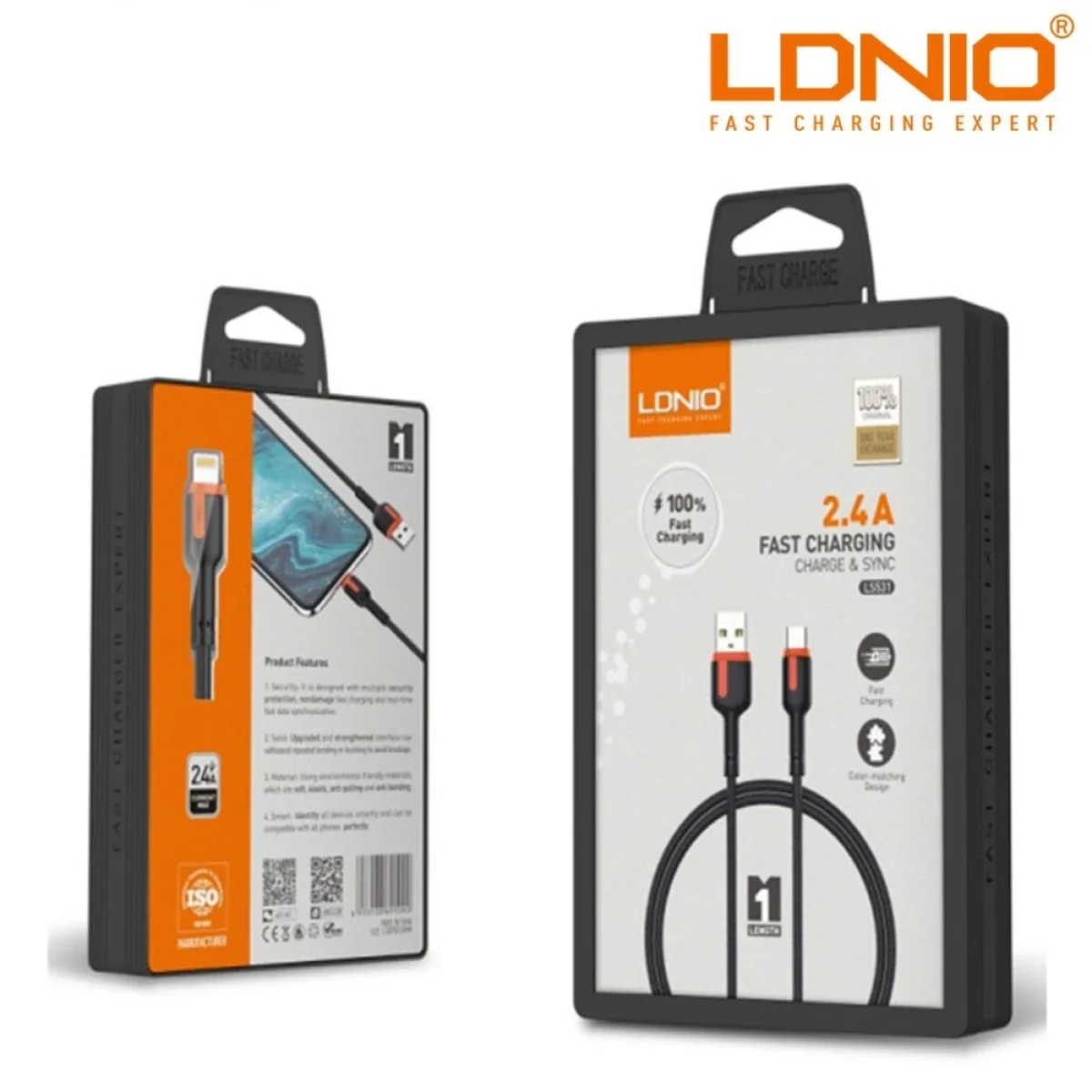 LDNIO LS531 Samsung USB Data Cable 100cm