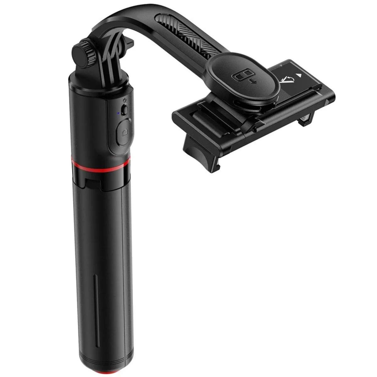 ACEFAST E42 Bluetooth Selfie Stick with Auto-Open Tripod Stand and Remote Control - Black - Thumbnail 2