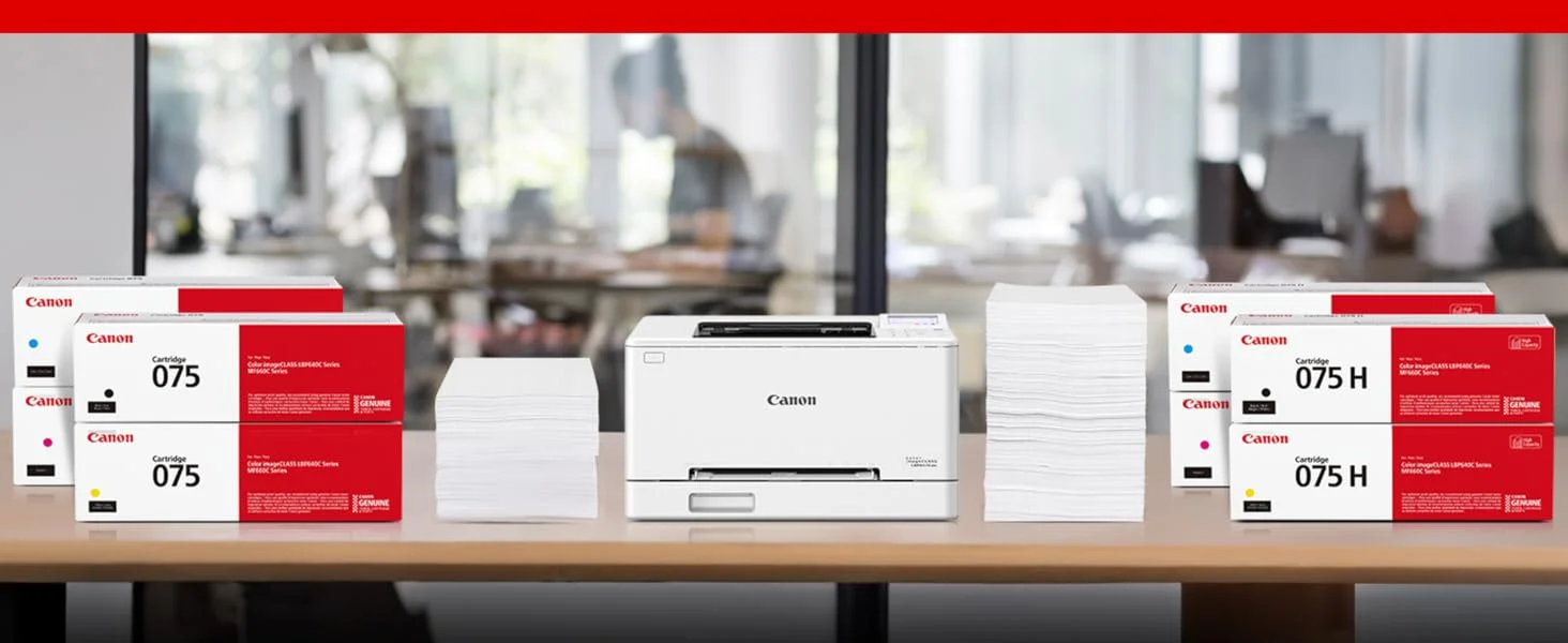 طابعة Canon LBP647Cdw ليزر ملونة لاسلكية مزدوجة الوجه A4 بسرعة 26 PPM، أبيض - Thumbnail 7