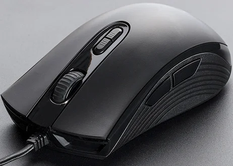 ماوس ألعاب HyperX Pulsefire Core RGB بمستشعر Pixart 3327 ودقة 6200 DPI و7 أزرار قابلة للبرمجة - أسود - Thumbnail 3