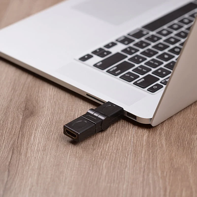 محول AIFFECT HDMI 1.4 ذكر إلى أنثى بزاوية متحركة 90°، 180°، 360° - Image 4