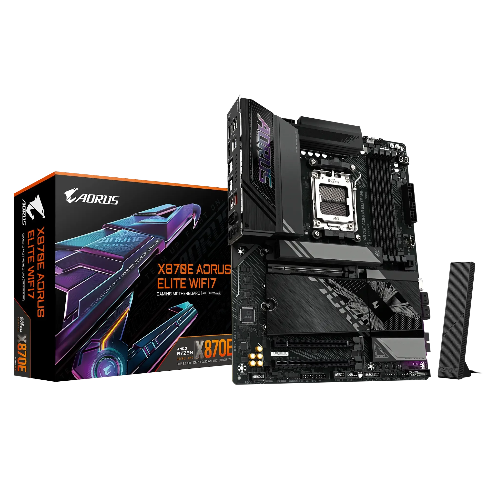 GIGABYTE X870E AORUS ELITE WIFI7 DDR5 AM5 Motherboard with Bluetooth 5.4