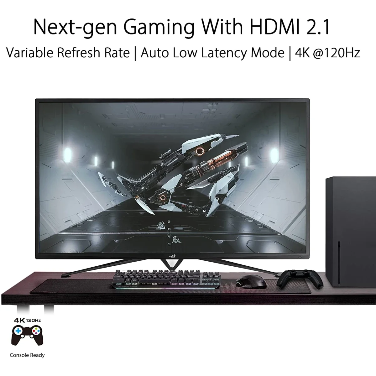Asus ROG Strix XG43UQ 43-Inch 4K 144Hz 1ms Gaming Monitor - Thumbnail 2