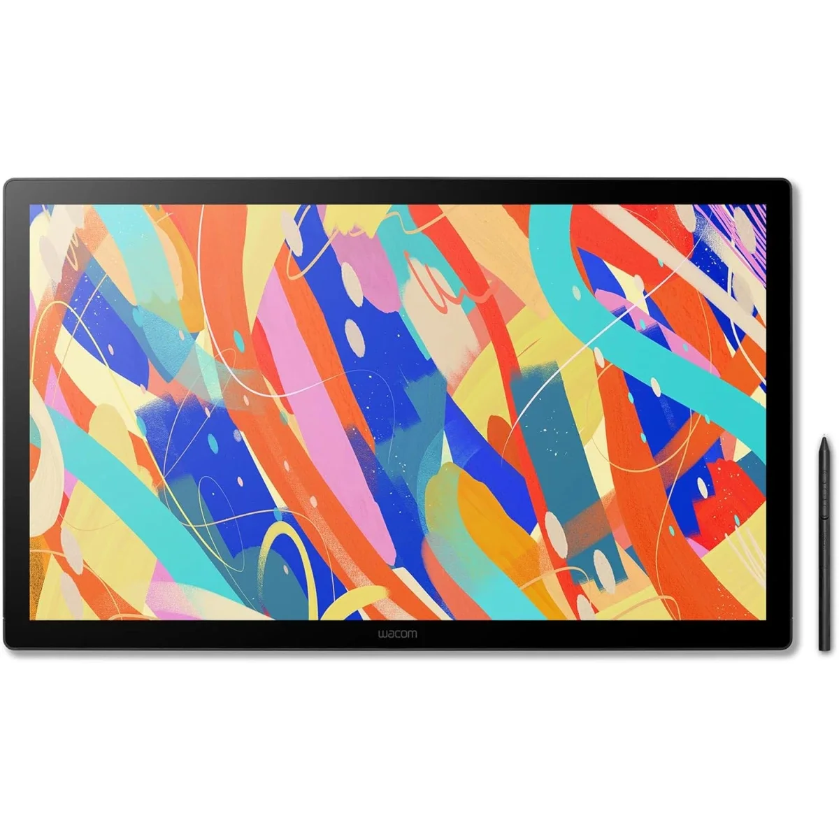 شاشة رسم Wacom Cintiq 24 مقاس 23.8 إنش مع حامل، دقة 1920x1080، DTK246K0B