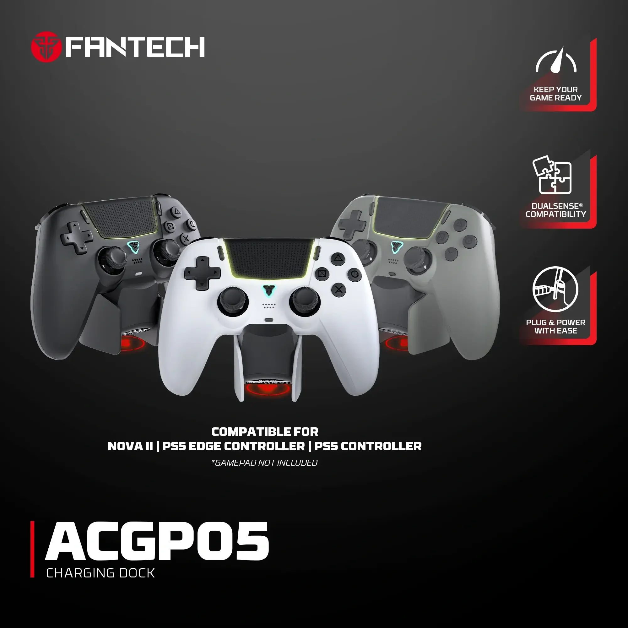 قاعدة شحن لوحدة تحكم Fantech ACGP05 NOVA II  - Thumbnail 5
