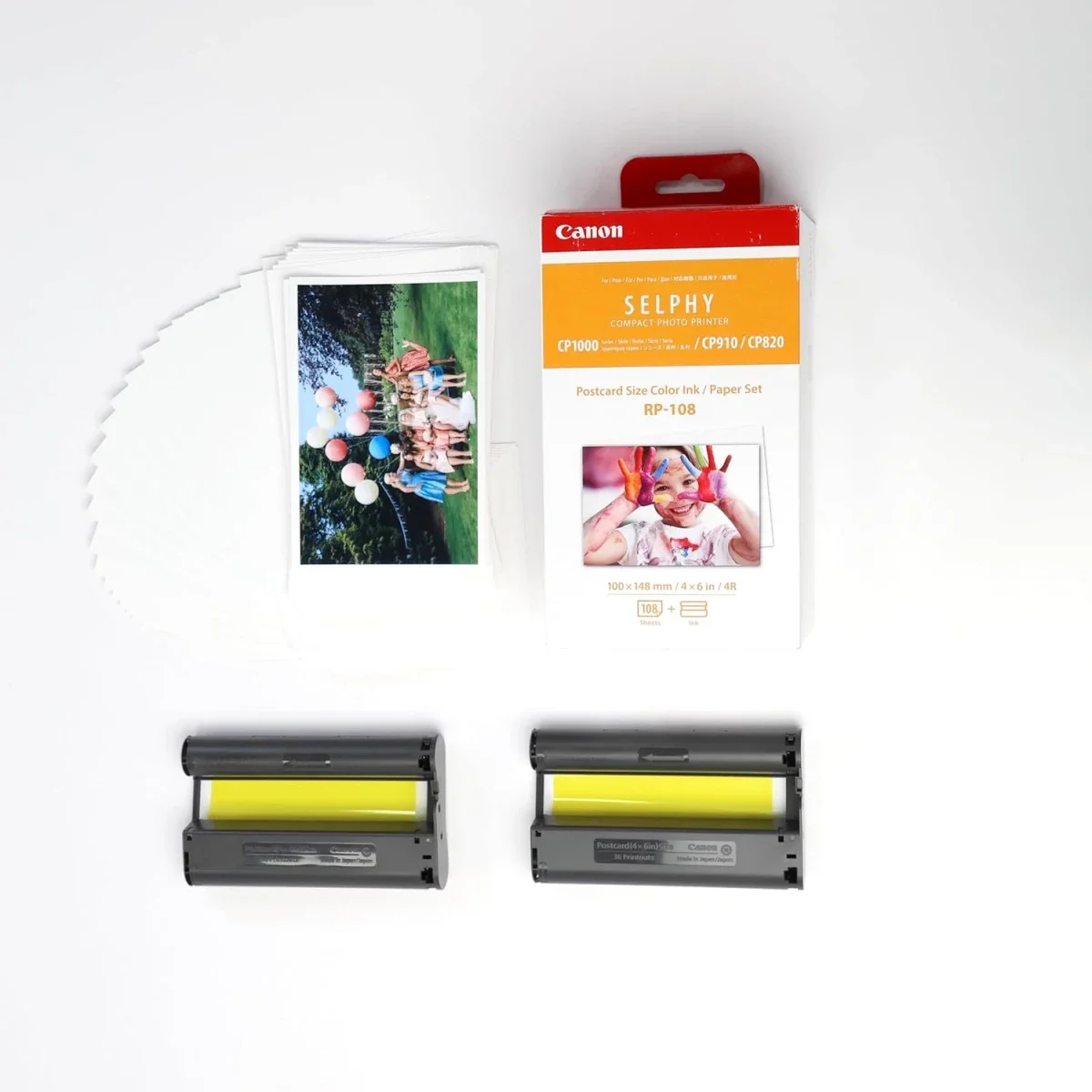 Canon RP-108 Ink Cartridge & Photo Paper Pack, 100 x 148 mm, 108 Sheets - Thumbnail 2