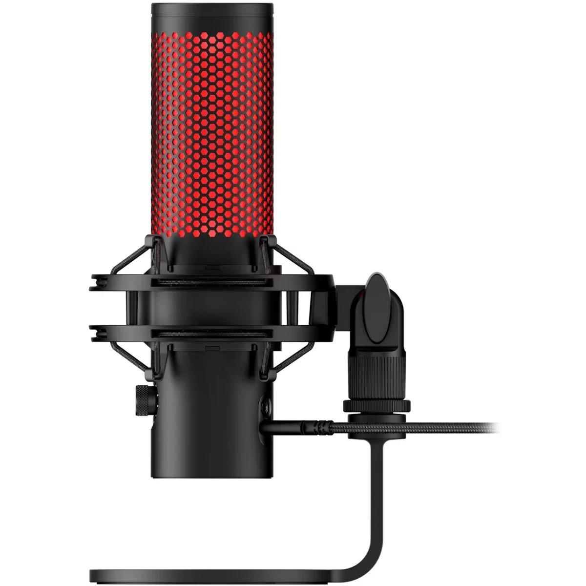 ميكروفون Hyper X QuadCast 2 USB للتسجيل بجودة الاستوديو - أسود - Image 6