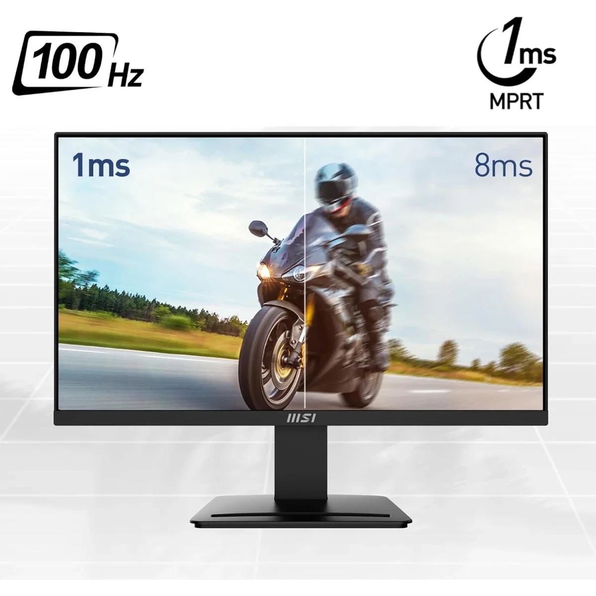 MSI PRO MP2412 24-Inch Full HD 100Hz VA Monitor, 1ms, HDMI & DisplayPort - Black - Thumbnail 3