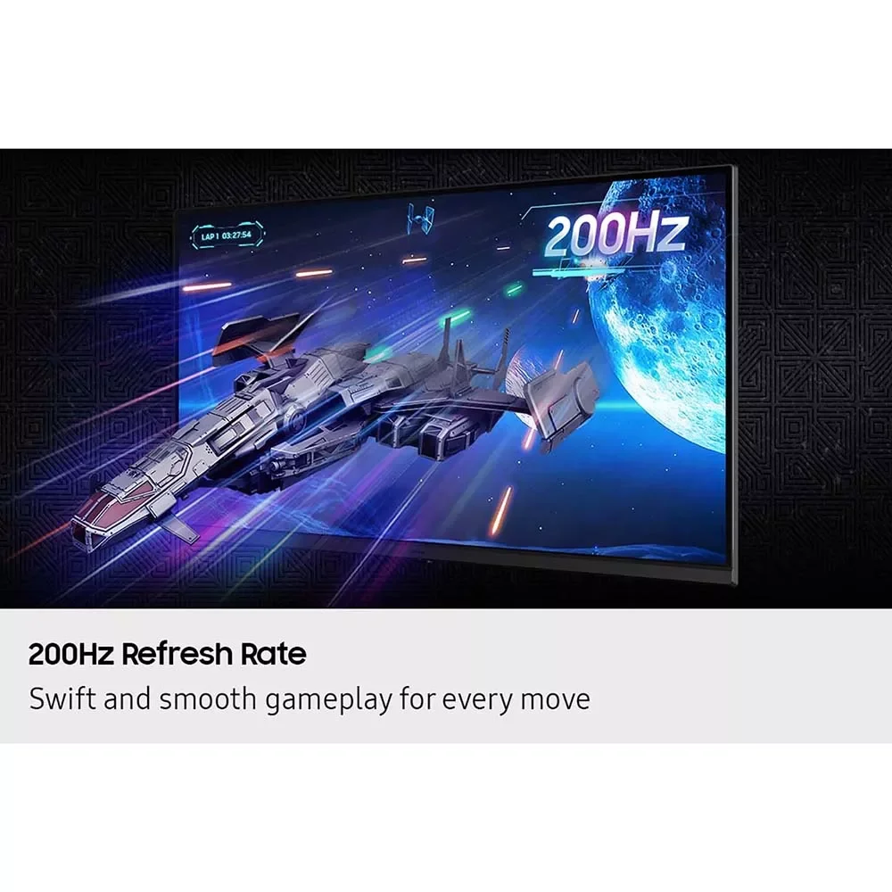 شاشة Samsung Odyssey G5 FG532 للألعاب 27 إنش مسطحة IPS 2K 200 هرتز 1 مللي ثانية LS38FG532 - Image 7