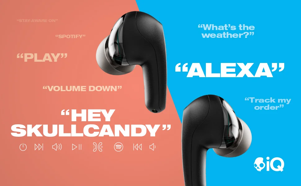 سماعات أذن Skullcandy Rail لاسلكية بتقنية Bluetooth، بطارية حتى 42 ساعة، IP55 - Bone - Image 12