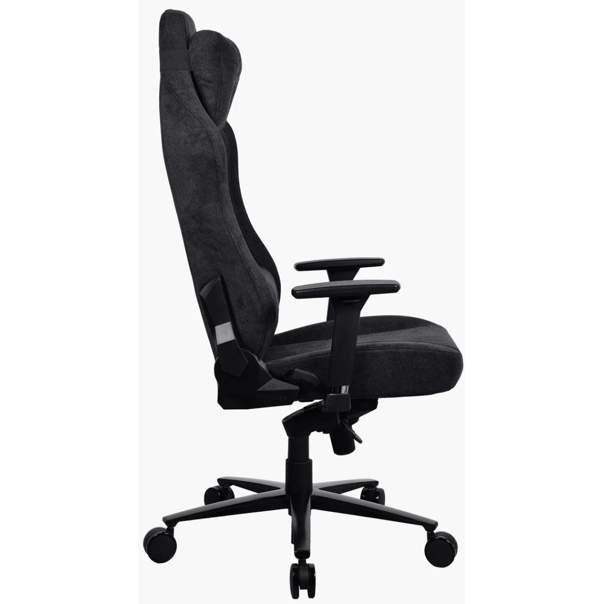 Arozzi Vernazza Soft Fabric Gaming Chair with 3D Armrests - Pure Black - Image 3