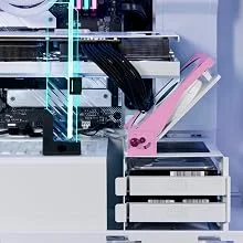 Cooler Master HAF 500 White Edition Mid-Tower PC Case with High Airflow Mesh, ARGB Fans, USB 3.2 Gen 2 Type-C - Thumbnail 17
