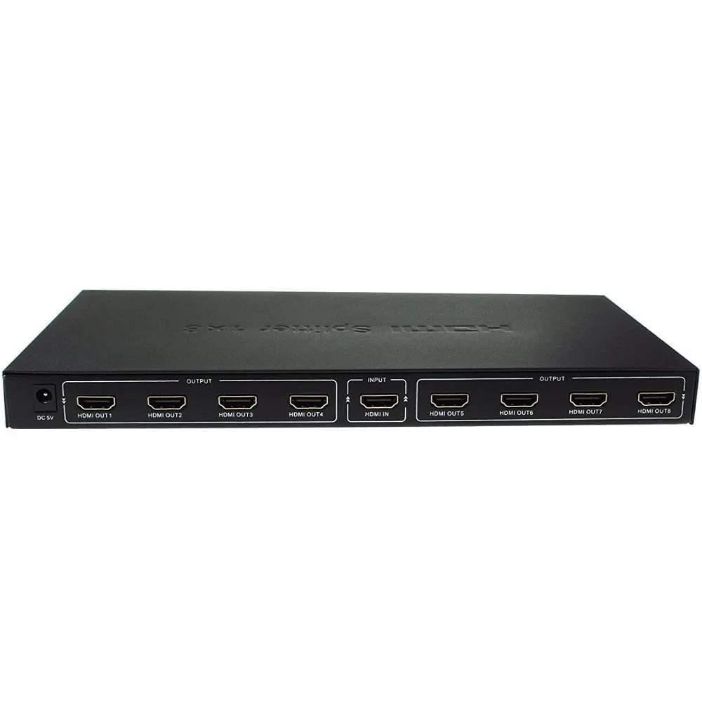 HDMI Splitter with 8 HDMI Ports, 1 Input to 8 Outputs, 4K Support - Thumbnail 2