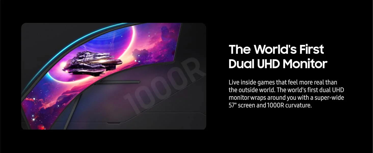 Samsung Odyssey Neo G9 G95NC 57-Inch Dual 4K UHD 240Hz Curved Gaming Monitor - Image 13