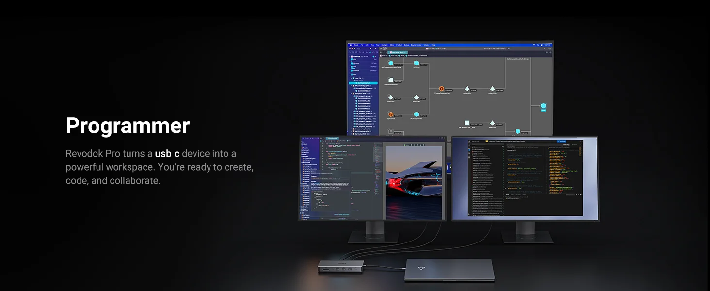 محطة إرساء لابتوب Ugreen USB-C 13 في 1 مع عرض ثلاثي 4K - Image 21