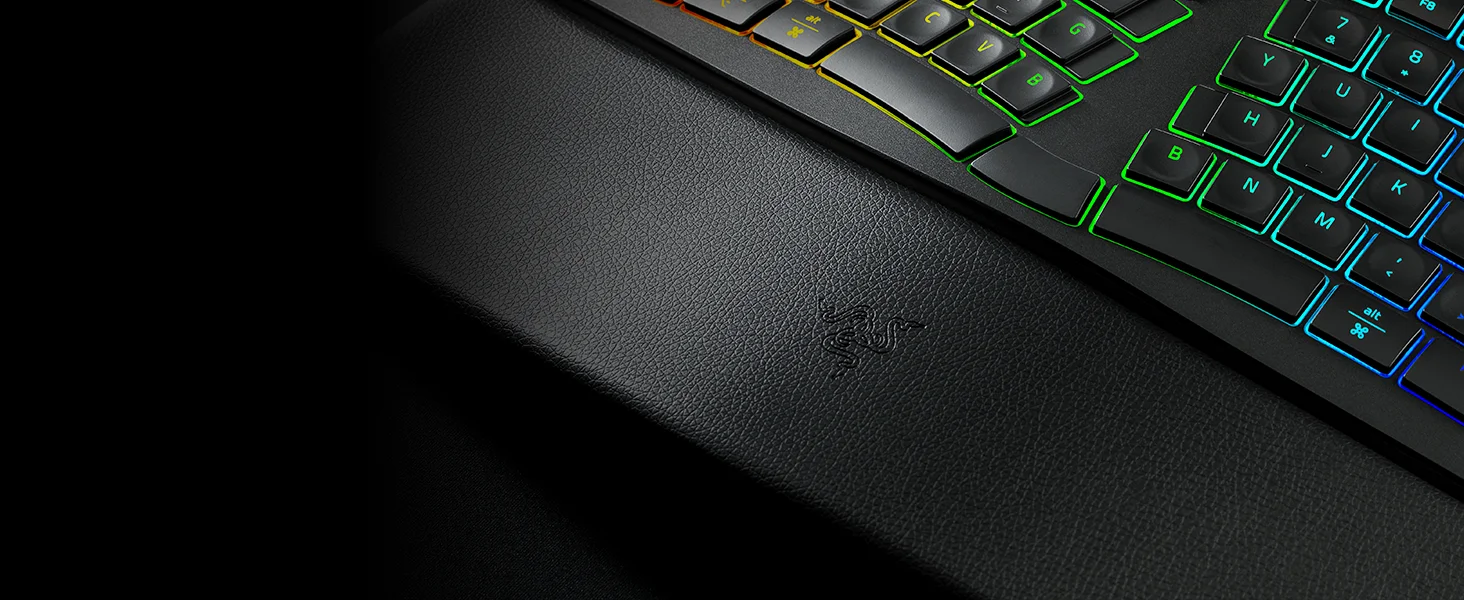 كيبورد Razer Pro Type Ergo لاسلكي مريح بتصميم منفصل وإضاءة RGB - أسود - Thumbnail 9