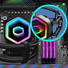 Cooler Master 360 Core II Liquid CPU AIO Cooler 360mm ARGB Black - Image 20